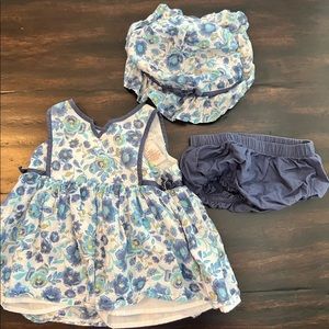 9-12 month summer three piece set